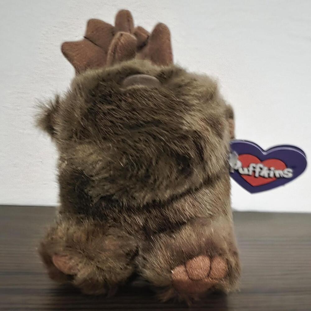 Puffkins brown plush reindeer/moose with antlers #reindeer #christmas